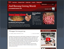 Tablet Screenshot of jualbawanggoreng.com